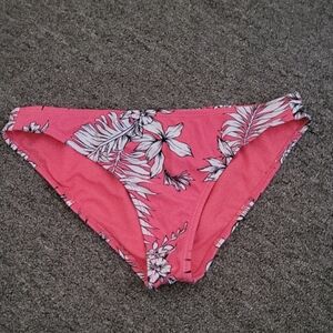 Pink Floral Bikini Bottom